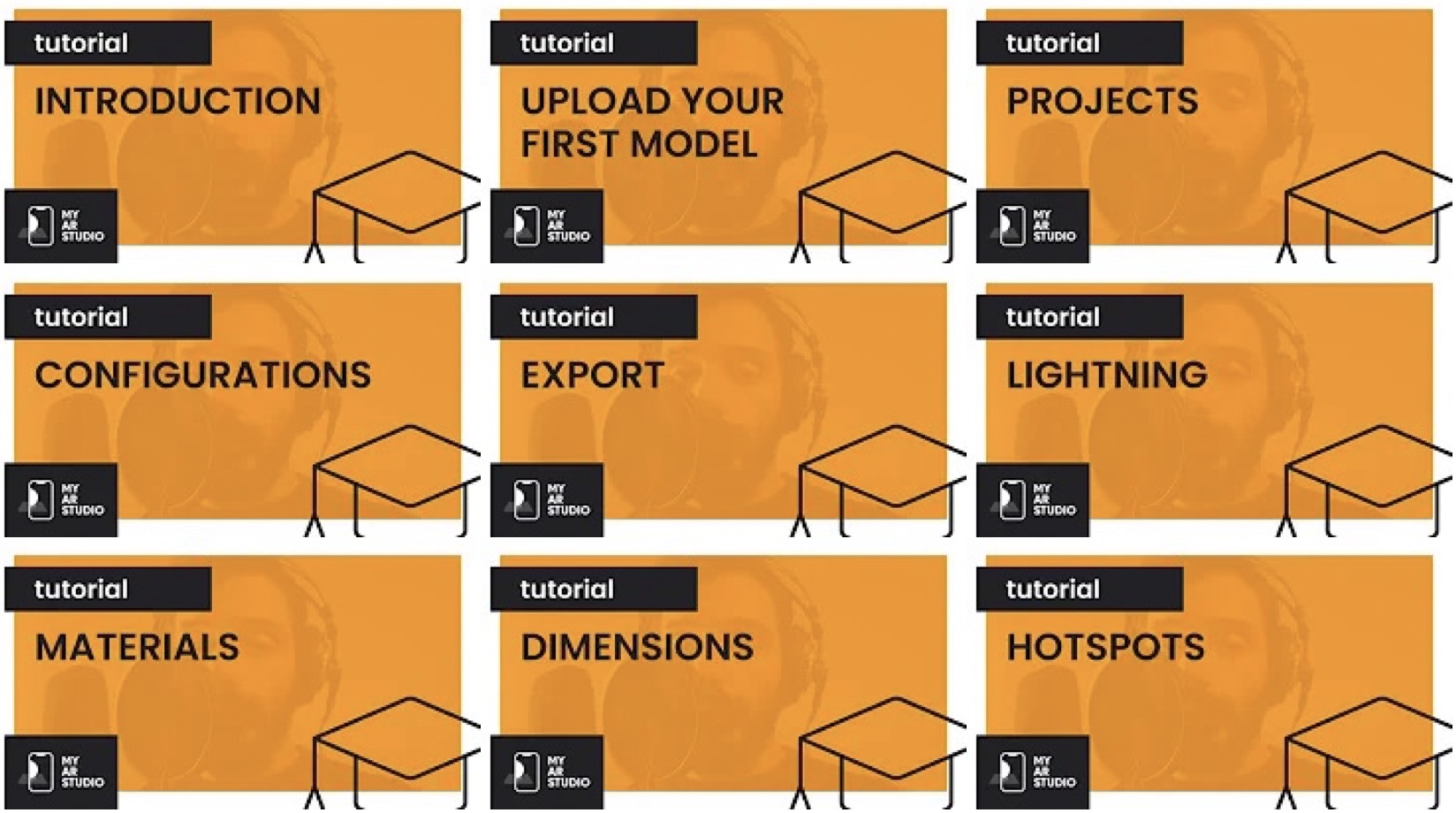 My AR Studio video tutorial series