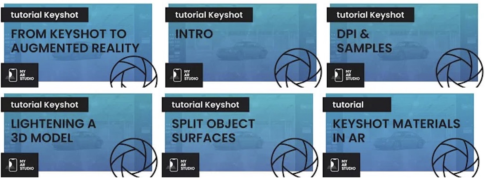 Keyshot video tutorial series